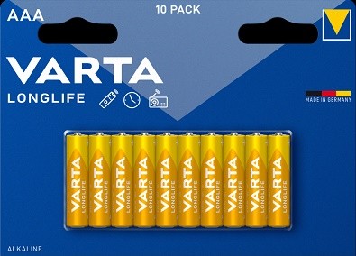Baterie VARTA LR03 alkalická AAA 1,5V/1k - Drobná elektronika Baterie